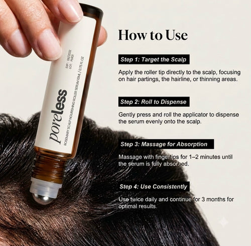 Rosemary Leave-in Scalp Roller Serum